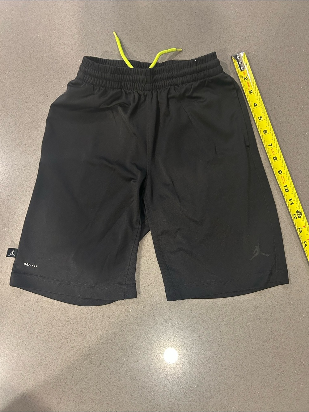 Jordan Dri-Fit Athletic Shorts Black size 8-10yrs.